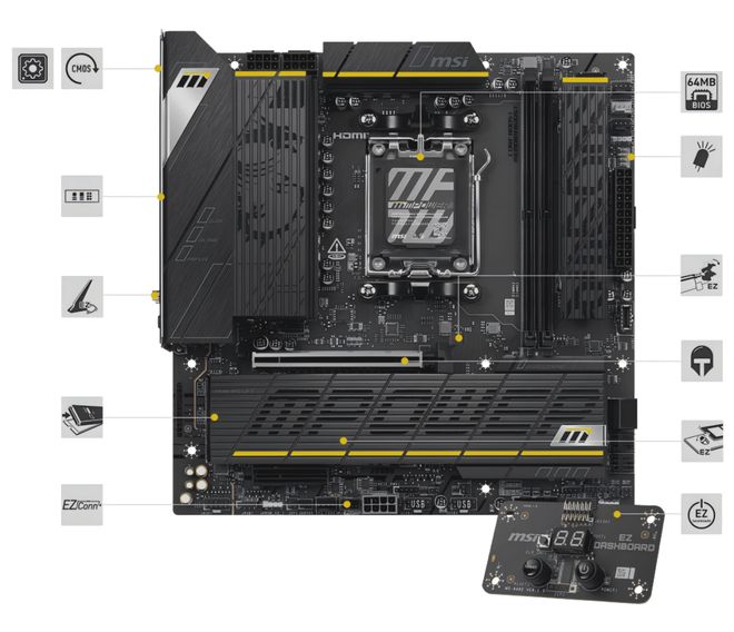 持、千帧电竞!微星B850MPOWER主板评测手记电子pg游戏12+2+1相供电、Wi-Fi 7加(图2) 持、千帧电竞!微星B850MPOWER主板评测手记电子pg游戏12+2+1相供电、Wi-Fi 7加(图2)